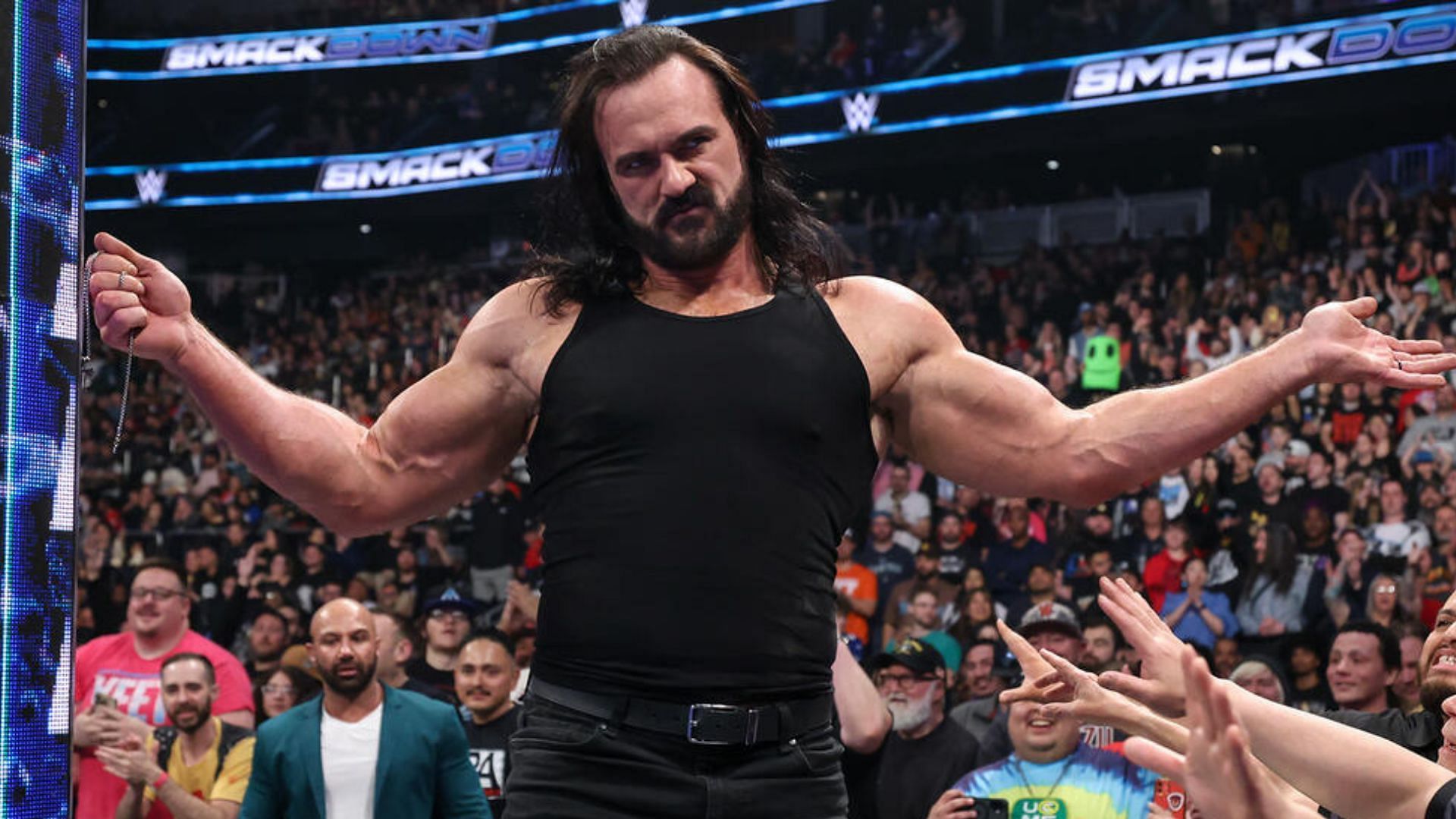 McIntyre attacked a major star on SmackDown. [Image credit: WWE.com]