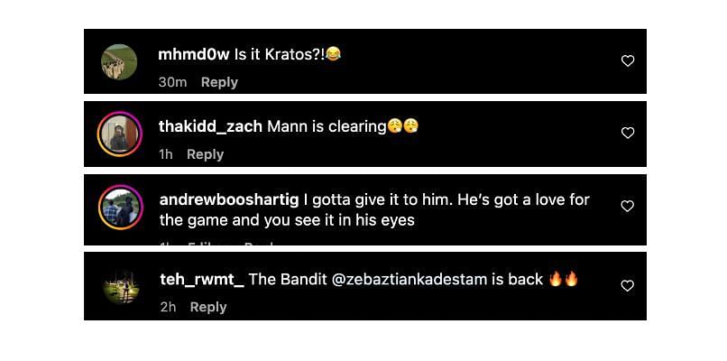 Screenshot of comments. [ONE Championship/Instagram]