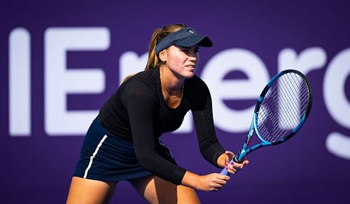 In Picture: Sofia Kenin in action during the 2025 Qatar TotalEnergies Open (Source: Getty Images)