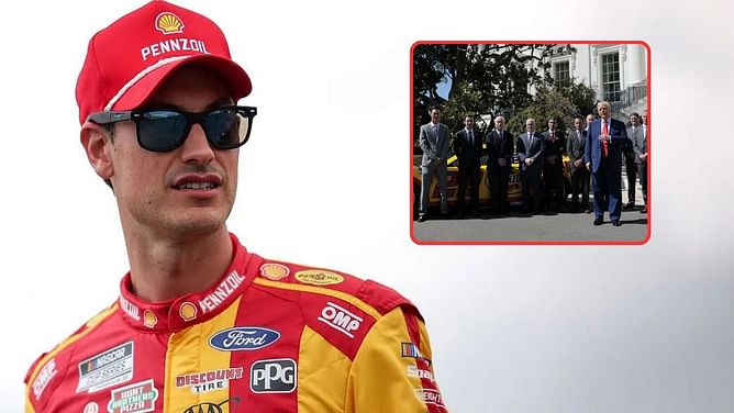 Joey Logano honors his championship car amid visit to the White House