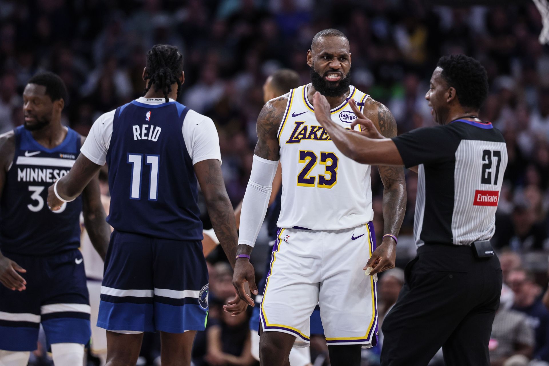 NBA insider backs Lakers to get massive free throw advantage over T'Wolves in Game 5
