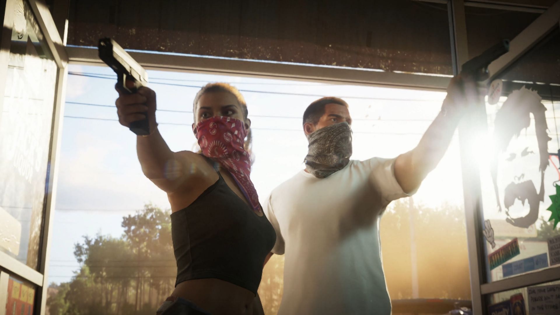 Lead characters of Grand Theft Auto 6 (Image via Rockstar Games)