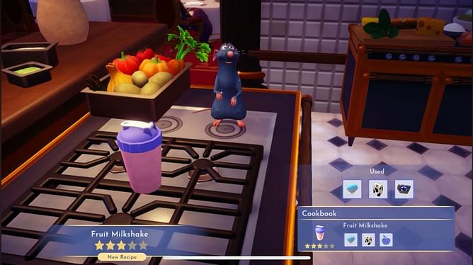 How to make Fruit Milkshake in Disney Dreamlight Valley