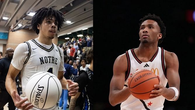 "Him and Darryn Peterson": Hoops fans elated as Notre Dame HS star Tyran Stokes visits Kansas Jayhawks