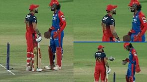 DC vs RCB: विराट कोहली और केएल राहुल के बीच हुई बहस, फैंस को हुई टेंशन; देखें वीडियो