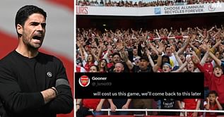"Wrap this all up right now", "Will cost us this game" - Fans unhappy with Arsenal man's inclusion in XI for Real Madrid UCL clash