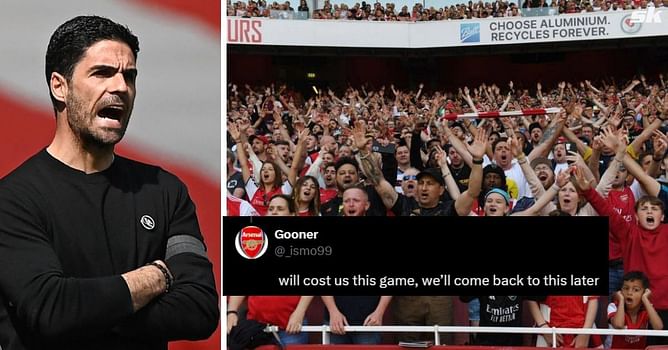 "Wrap this all up right now", "Will cost us this game" - Fans unhappy with Arsenal man's inclusion in XI for Real Madrid UCL clash