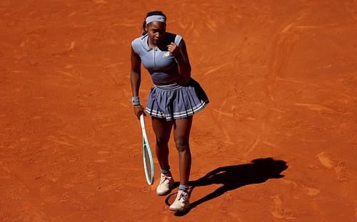 Coco Gauff pictured at the 2025 Madrid Open - Image Source: Getty