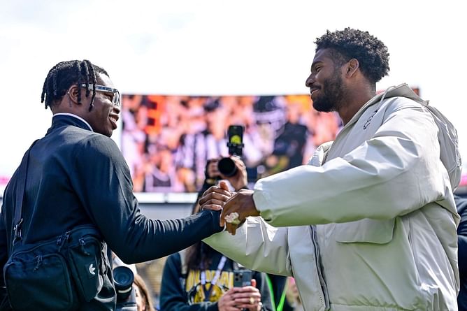 Shedeur Sanders makes feelings known on Travis Hunter wanting to play WR/DB in NFL - "He's not a fool"