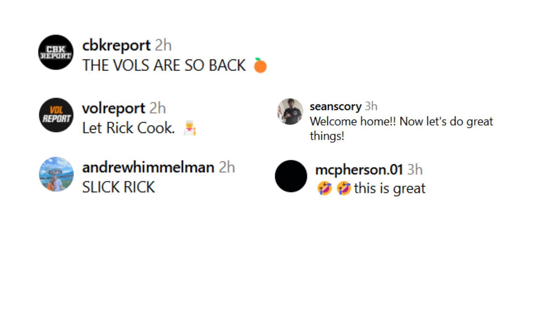 Nate Ament fan reactions (Image Source: @recruitsnews/Instagram)