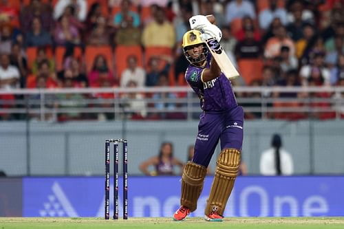 Angkrish Raghuvanshi was the only KKR batter to score more than 20 runs in their IPL 2025 clash against PBKS. [P/C: Getty]
