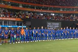 Players, match officials observe a minute's silence to express solidarity with victims of Pahalgam attack ahead of SRH vs MI IPL 2025 match [Watch]