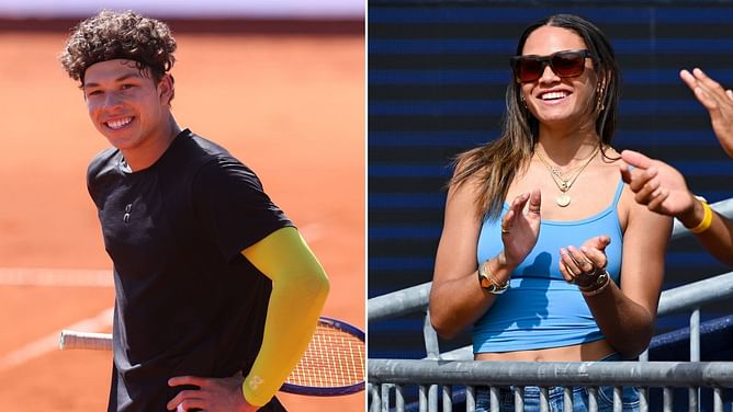 WATCH: With superstar girlfriend Trinity Rodman watching, Ben Shelton shows off surprise soccer skills at Madrid Open