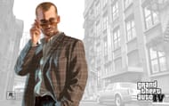 Official GTA 4 artwork featuring Dimitri Rascalov