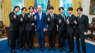 BTS invited to the White House and met POTUS in 2022 to discuss anti- Asian hate and discrimination. (Image via X/@bts_bighit)