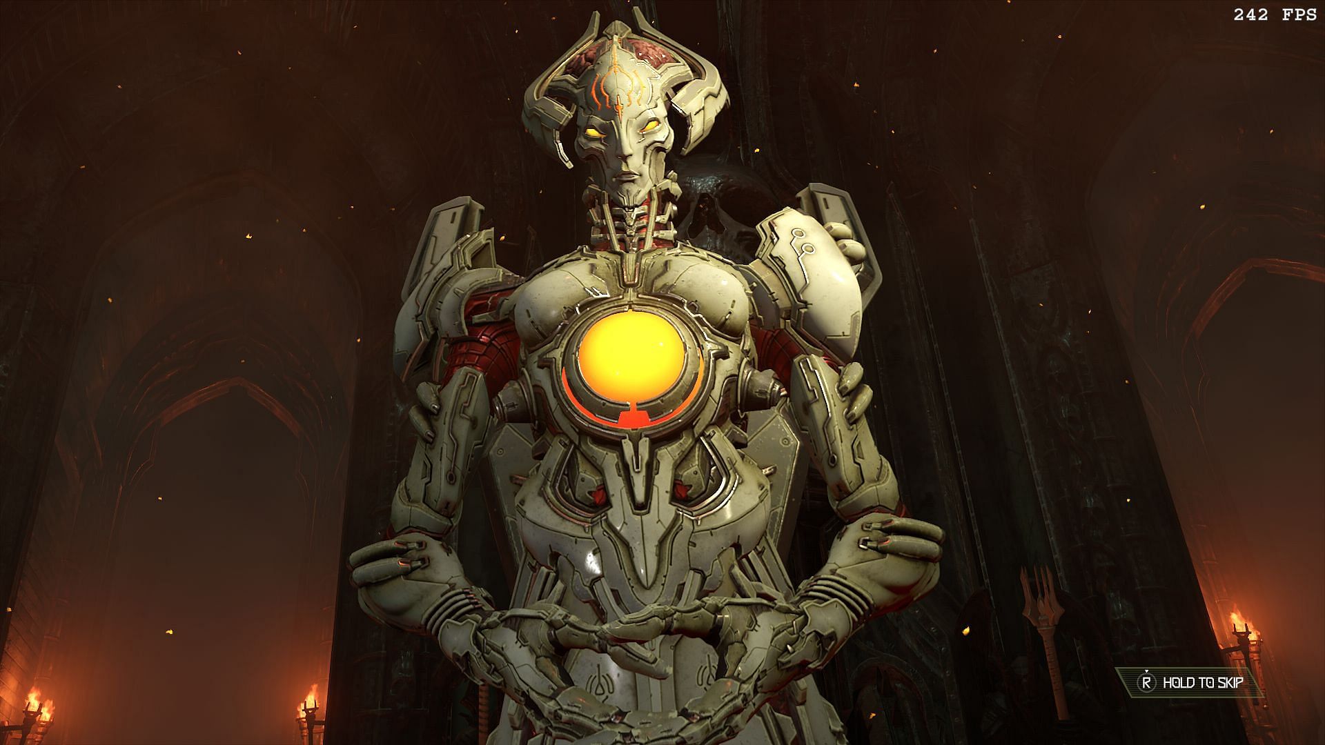 The Khan Maykr in Doom Eternal (Image via Sportskeeda Gaming || Bethesda Softworks)