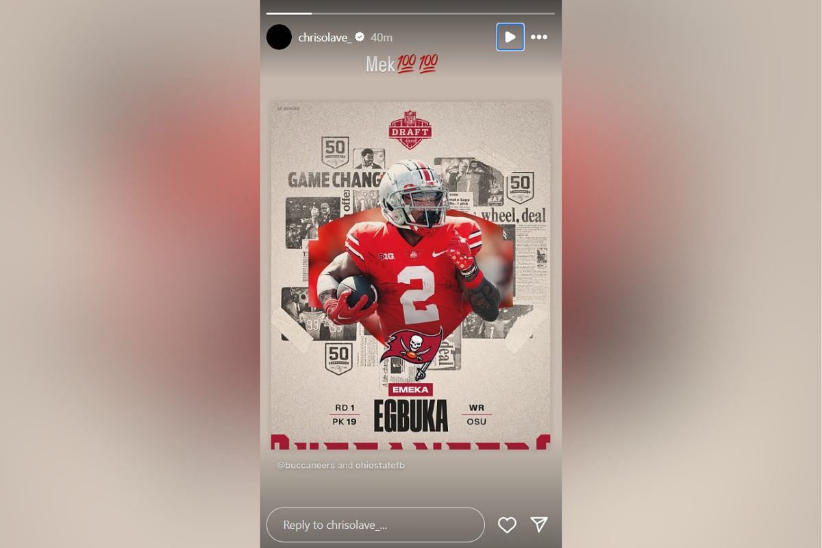Image via chrisolave Instagram