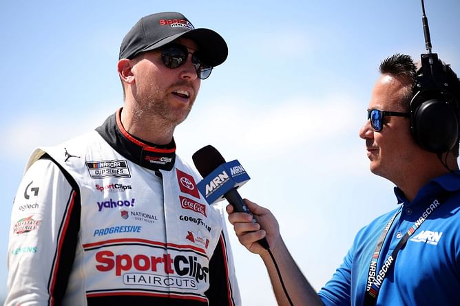 Denny Hamlin on Joey Logano’s fiery rant: “What is it about these Penske guys that lose their mind?”