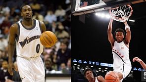 Gilbert Arenas reacts as Darryn Peterson shines in win over Kiyan Anthony at the Chipotle Nationals