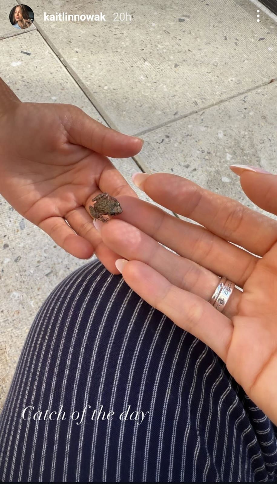 Nowak shares her children’s catch of the day