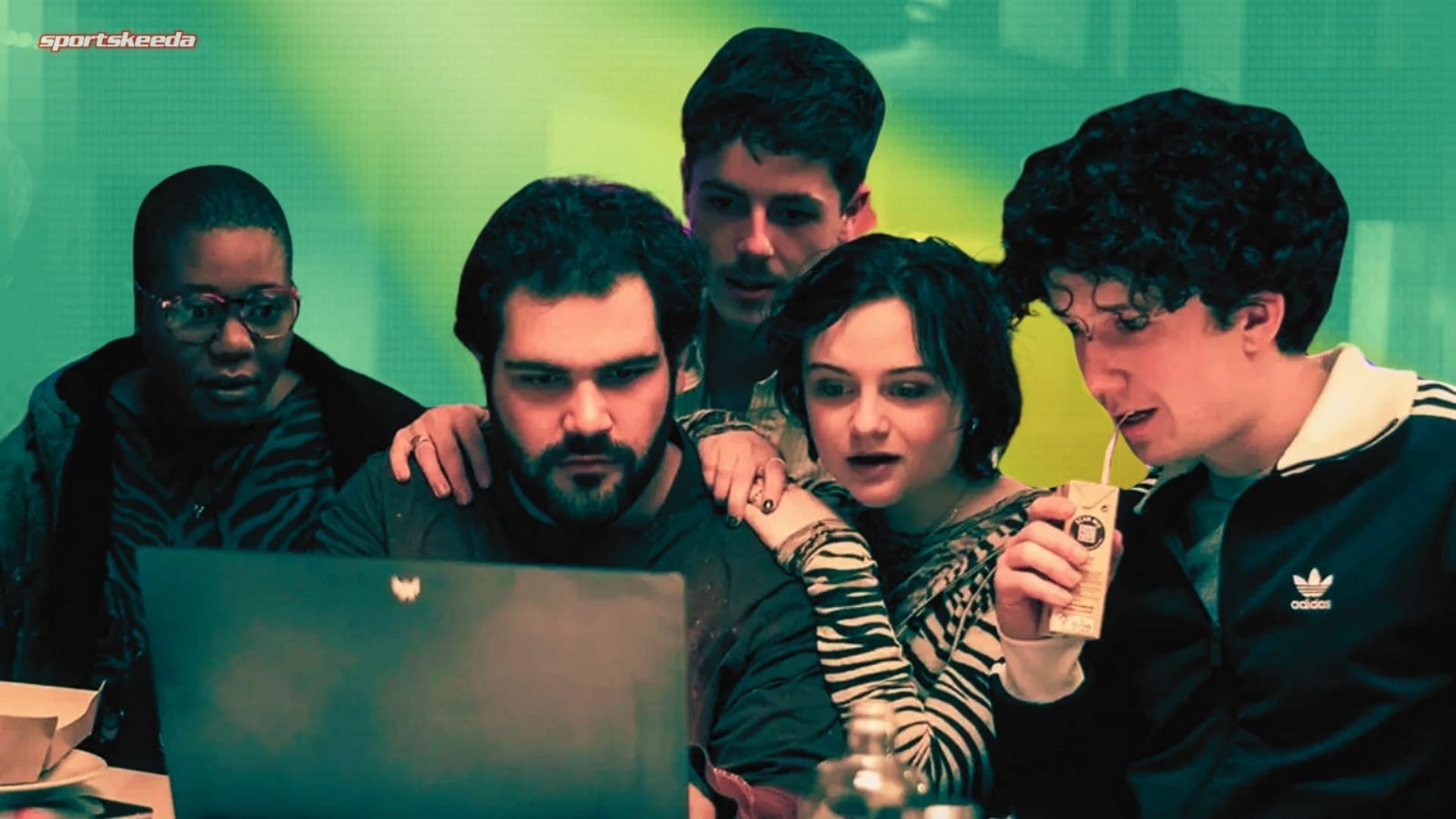 An image of the German series How to Sell Drugs Online (Fast) Season 4 (Custom cover edited by Sportskeeda, Original Image [Netflix])