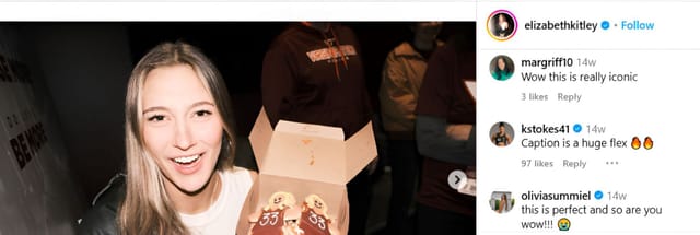 Credits: Instagram (@elizabethkitley)