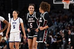 WATCH: South Carolina's Tessa Johnson shares teammate Maddy McDaniel putting in the work during practice