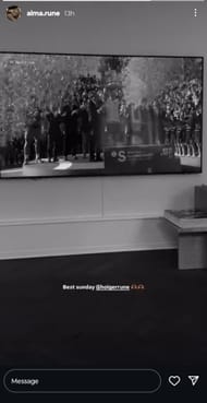 Rune's sister Alma shares an update - Image source: @alma.rune/Instagram