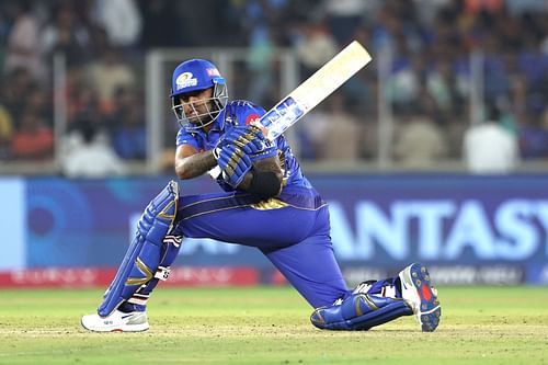 Suryakumar Yadav has scored close to 100 runs this season for the Mumbai Indians. (Image Source: Getty)