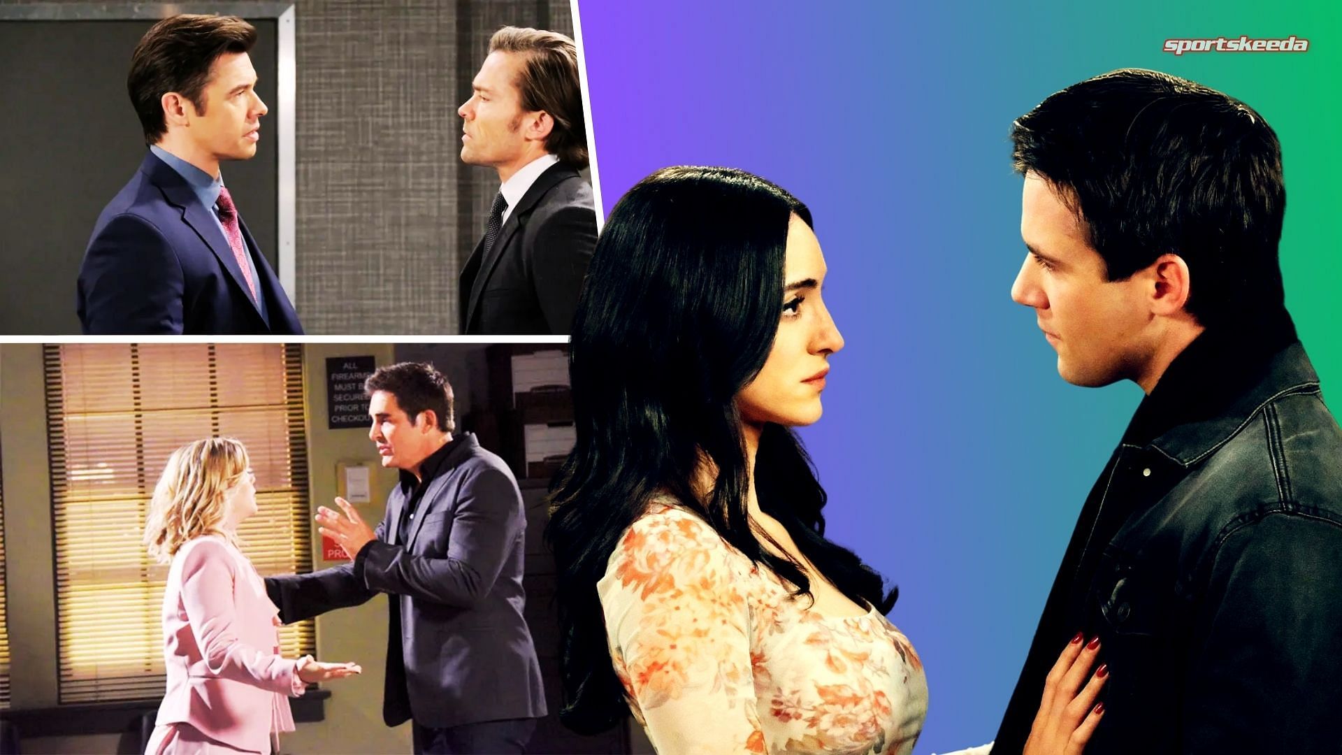 A still from Days Of Our Lives (Custom cover edited by Sportskeeda, images via Peacock)