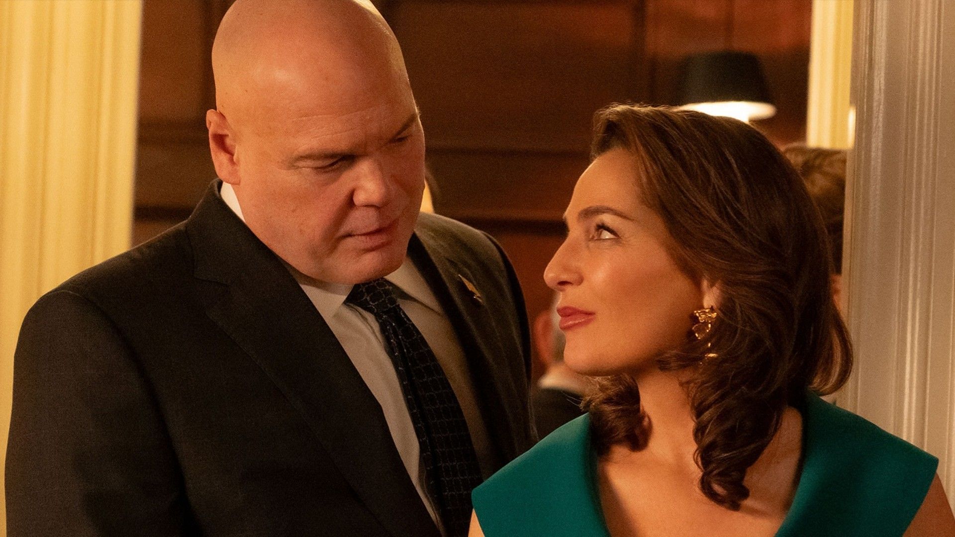 Wilson Fisk and Vanessa Fisk in the show (Image via Disney+)