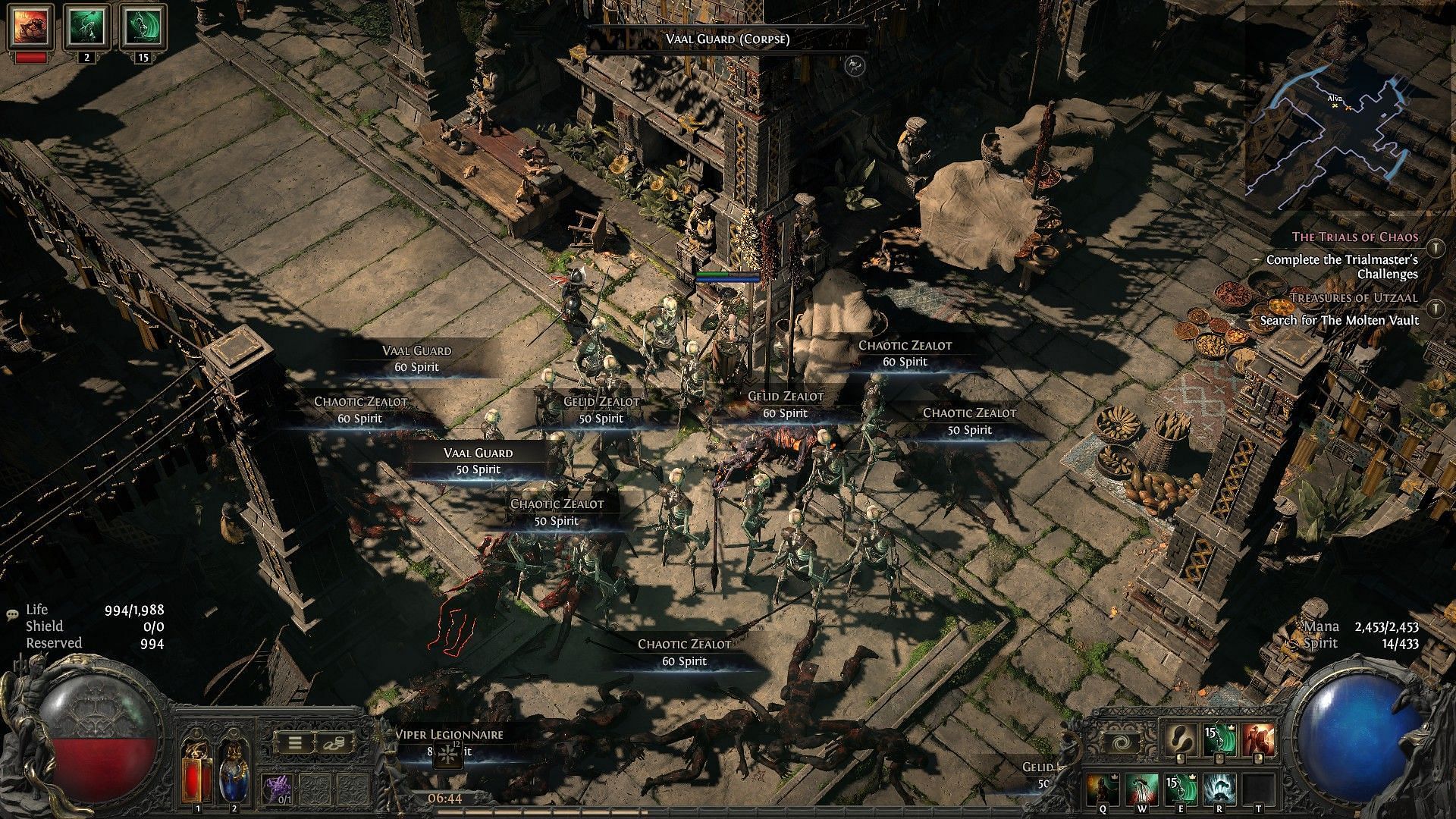 Showing the Spectres in the ground (Image via GGG)
