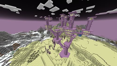 Create lots of bizarre custom worlds or Mines. (Image via Sportskeeda Gaming || Mojang Studios)