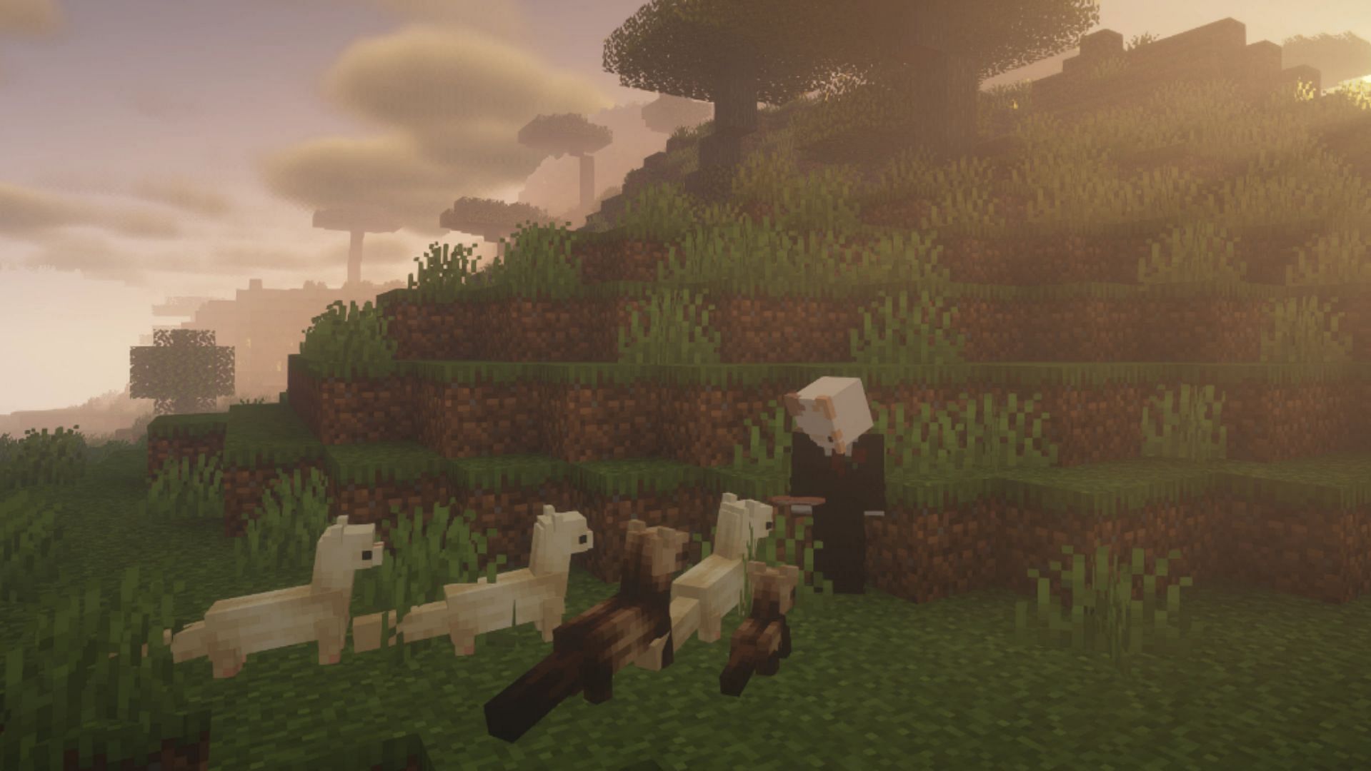 Critters and Companions is a great mod to add various mobs in Minecraft. (Image via Mojang Studios || CurseForge/joosh_7889)