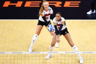Harper Murra during the Division I Women's Volleyball Semifinals 2024 (Photo by Jamie Schwaberow/NCAA Photos via Getty Images)