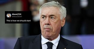 "Same lineup for Arsenal", "We are cooking" - Real Madrid fans delighted as Carlo Ancelotti drops star player from starting XI