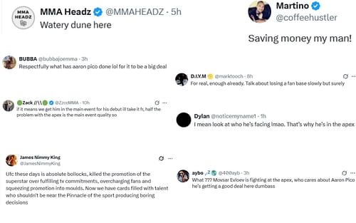 Fan reactions [Screenshots courtesy: @Chisanga_Malata on X]