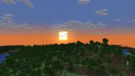 Clouds rendering till the horizon increases the overall visual appeal of the game (Image via Sportskeeda Gaming || Mojang Studios)