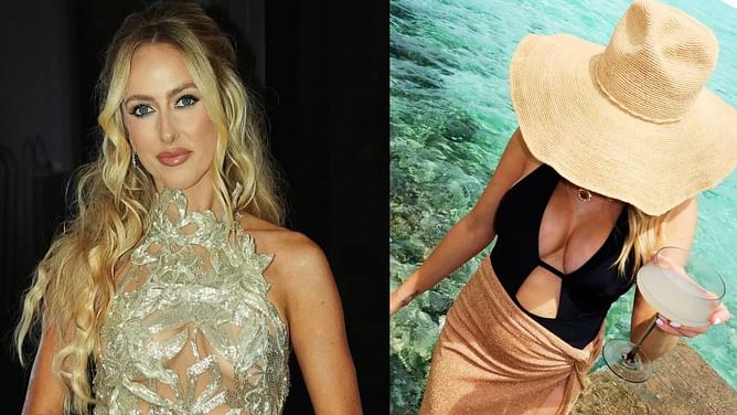 Patrick Mahomes' wife Brittany poses confidently in monokini months after giving birth to Golden Raye