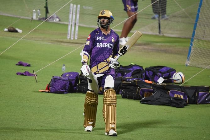 Venkatesh Iyer clobbers four consecutive boundaries off Pat Cummins in penultimate over during KKR vs SRH IPL 2025 match [Watch]