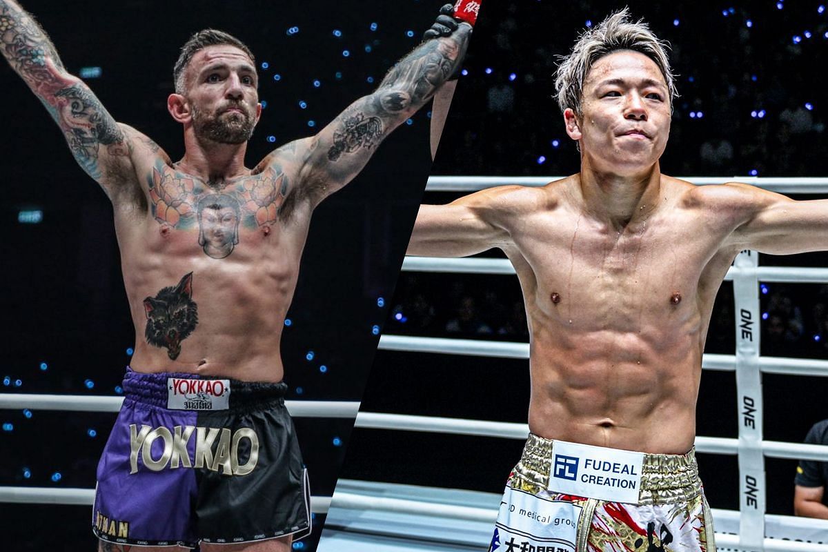 Liam Harrison (left) and Takeru Segawa (right). [Photos from ONE Championship]