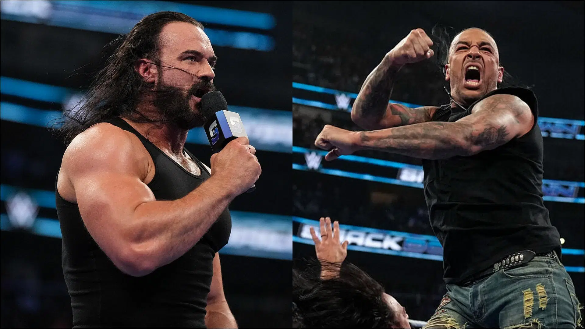 The two SmackDown titans face off in a Sin City street fight on Night 2 of WrestleMania 41 [Image credit: WWE.com]