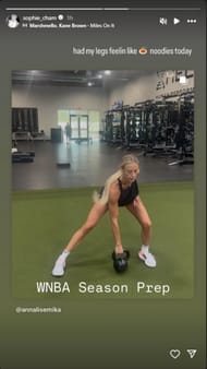 "Had my legs feeling like noodies today" - Fever's Sophie Cunningham