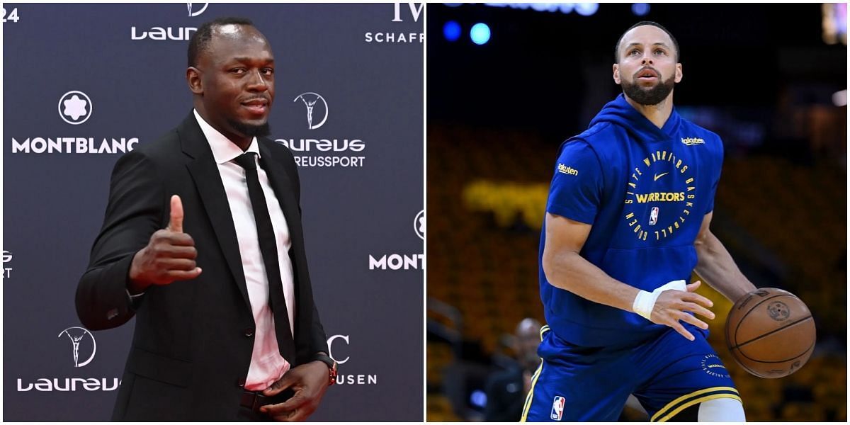 Usain Bolt and Steph Curry