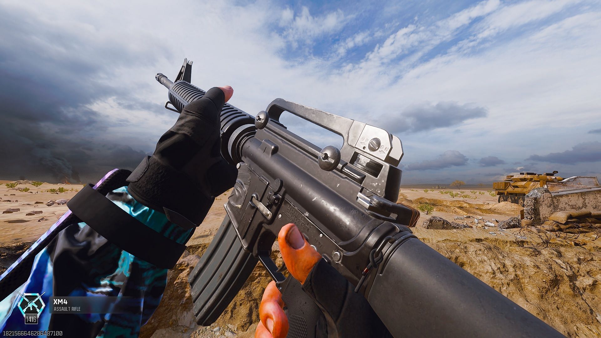 Transforming the XM4 to the OG M16A4 in Black Ops 6 (Image via Sportskeeda Gaming || Activision)
