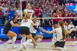 Nebraska Volleyball player Maisie Boesiger pens 4-word reaction as she cheers on cousin Malorie playing with high school team