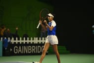 Shrivalli Bhamdipaty in action at the Billie Jean King Cup (Image: PR Team)