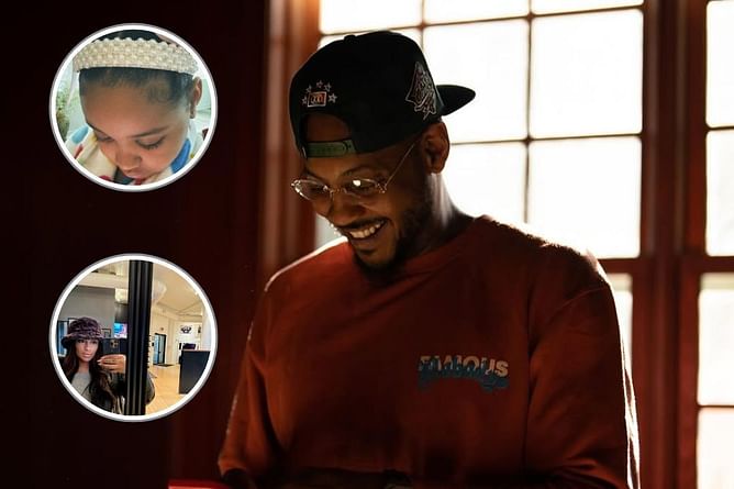 Carmelo Anthony's ex Mia Burks drops 4-word reaction after styling daughter Genesis with chic pearl bow knot for cafe day out
