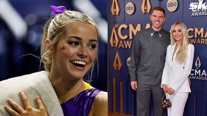 Freddie Freeman's wife Chelsea reacts to Paul Skenes' girlfriend Olivia Dunne's emotional tribute to her 'first love'