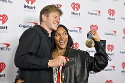 Hunter Woodhall and his wife Tara Davis Woodhall donate for a good cause as he shares an inspiring story of college athlete